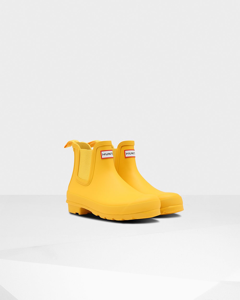 Womens Hunter Original - Chelsea Boots Yellow - 9185-KOWFM